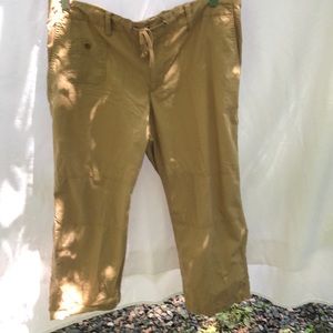 26” inseam, Polo,  size 12 , 100-% cotton pant. 9” with leg.